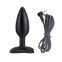 Silicone souple petite prise de choc électrique Anal masseur d'expansion anale jouet sexuel adulte