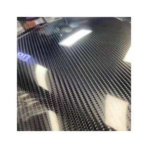 Vendita calda di alta qualità 1.52*15m 7.5mil Ultra brillante 6D fibra di carbonio tpu ppf pellicola per auto pellicola protettiva vernice nera ppf