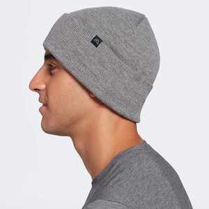 <span class=keywords><strong>Bonnet</strong></span> en laine mérinos pour hommes ZM-963 léger et chaud pour l'hiver avec étiquette tissée logo trois couleurs - Product Image 6