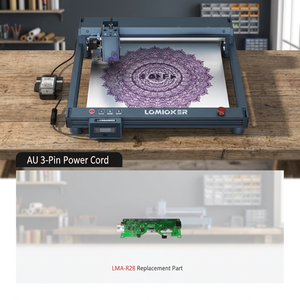 Graveur et découpeur laser B1 LONGER 30W/40W avec assistance pneumatique automatique, autonomie prolongée pour la vente au détail, le MDF, l'acrylique et le bois, doté de la technologie Leadshine - Product Image 2
