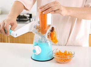 Râpe à fromage rotative à manivelle, trancheuse à tambour rond, hachoir <span class=keywords><strong>pour</strong></span> fruits et légumes, outil de qualité supérieure <span class=keywords><strong>pour</strong></span> la cuisine - Product Image 6