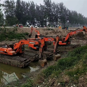 Excavadoras anfibias con pontón 21ton, precio barato, Ekskavator, <span class=keywords><strong>Amfibi</strong></span>, dengan, pontón 21ton, dengan, Harga Murah - Product Image 4
