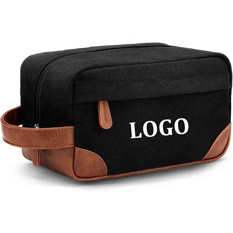 Custom Waterproof Travel Cosmetic Makeup Shaving Storage Pouch Organizer Men Toiletry Bag Dopp Kit