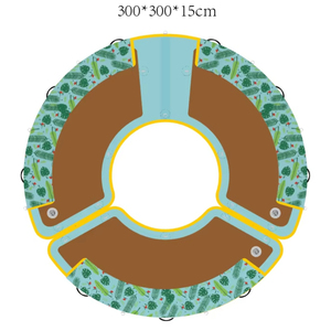Vente directe usine : Plateforme et île flottantes gonflables en matériau Drop Stitch, capacité maximale 100-500 kg, pour usage en lac et piscine - Product Image 6
