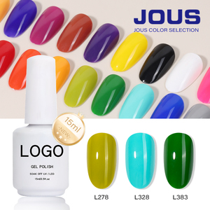 Gel de Color Sólido <span class=keywords><strong>Verde</strong></span> 6000+ de Alta Pigmentación JOUS para <span class=keywords><strong>Manicura</strong></span> y Pedicura de Larga Duración con Serie de Colores Personalizable para Uso en Salón - Product Image 1