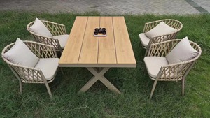 [MOJIA] Ensemble de meubles d'extérieur en bois plastique couleur teck de qualité supérieure, vente en direct sur <span class=keywords><strong>TikTok</strong></span>, best-seller, fournisseur Amazon Top 10, prix bas - Product Image 6