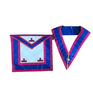 ผ้ากันเปื้อนประจำจังหวัดลายเครื่องหมายและปกเสื้อขอบทอง - Product Image 1