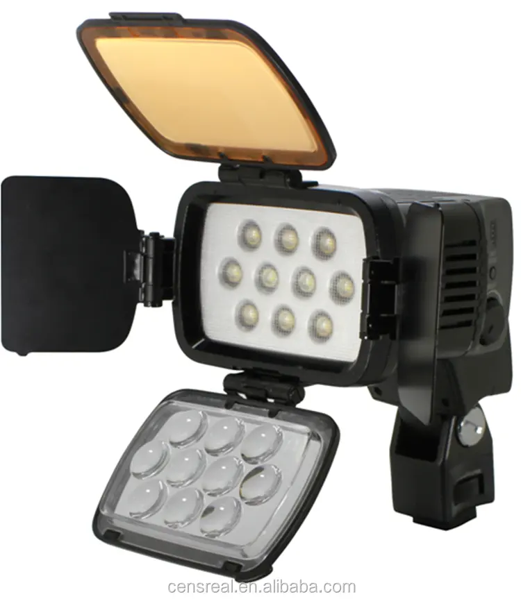 Lumière photo vidéo LED 20W pour appareil photo reflex numérique et caméscope
