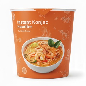Noodles Vegani Halal Istantanei al Tom Yum, Pasta di Konjac Senza Glutine, Pasta Istantanea Pronta da Mangiare, Pasta Keto - Product Image 2