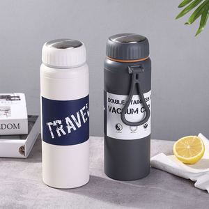 Botella de Agua Deportiva de Acero Inoxidable de Doble Pared y Boca Ancha de 32 oz con Tapa de Nuevo Diseño, Ideal para Deportes, con Filtro para Té - Product Image 2