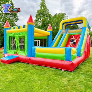 Châteaux gonflables personnalisables, château gonflable extérieur avec toboggan, château <span class=keywords><strong>de</strong></span> saut pour enfants, structure gonflable - Product Image 4