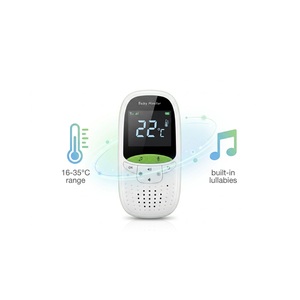 Caméra bébé portable avec écran LCD de 2 pouces, audio bidirectionnel et vision nocturne, signal sécurisé FHSS 2,4 GHz, lecteur de musique intégré pour la chambre d'enfant - Product Image 5