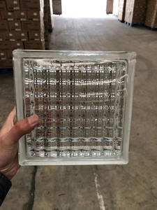 Bloques de construcción de vidrio esmerilado Ultra transparente, bloques de vidrio ahuecados, resistentes a impactos, decorativos - Product Image 4