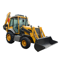 Livraison Gratuite Tractopelle Mini Chinoise Télécommandée 4x4 Économique, Tractopelle Kubota/JCB