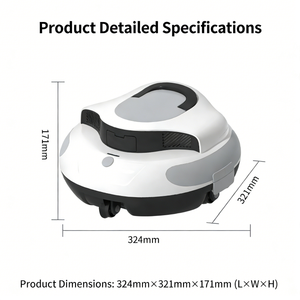 <span class=keywords><strong>Robot</strong></span> Limpiador de <span class=keywords><strong>Piscinas</strong></span> Inteligente de Primera Calidad, <span class=keywords><strong>Robot</strong></span> Automático <span class=keywords><strong>para</strong></span> <span class=keywords><strong>Piscinas</strong></span> <span class=keywords><strong>Pequeñas</strong></span>, Uso Doméstico, Planificación Inteligente de Rutas - Product Image 4
