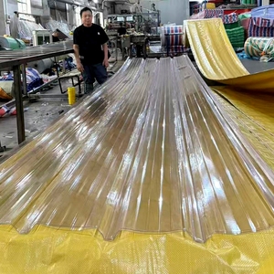 Lastra in Policarbonato Ondulato Trasparente per Esterni, Alta Trasparenza, per Coperture e Protezione Solare - Product Image 2