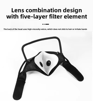 Masque de cyclisme respirant et anti-poussière pour sports de plein air, best-seller transfrontalier, avec filtre à charbon actif