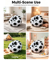 Canapé gonflable moderne et durable en PVC, style pouf pliable, siège portable pour chambre, salon, camping en extérieur