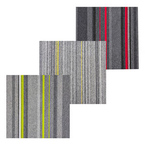 <b>Large</b> 50X50 Square Splicing <b>Mat</b> Carpet Rug Modern Striped Pattern Fully Paved Anti-Collision Pad with Thickened Cover Backing - Product Image 1