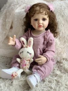 Trucco tavolo di vanità Dool occhi di sicurezza giochi di scimmia Dis Ney principessa americana Juguetes Para Ninas Reborn Doll - Product Image 4