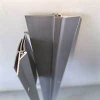 Tira de Sellado de Goma, Aleación de Zinc y Aluminio, Solución Duradera, Insonorizante y Resistente a la Intemperie para Marcos de Puertas de Cocina, Dormitorio y Exteriores