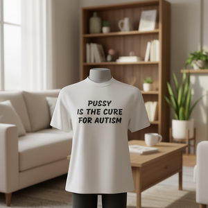 Maglietta per adulti unisex a maniche corte con scollo rotondo, stampata serigraficamente, a tema Autismo - Product Image 2