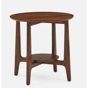 Mesa Consola de Madera de Acacia Hecha a Mano de Estilo Moderno de Mediados de Siglo con Estante Inferior, Ecológica y Duradera para Sala de Estar, Villa y Hotel - Product Image 1
