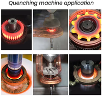 Machine de trempage à induction haute fréquence avec système CNC pour le durcissement automatique des arbres, des rouleaux et des pignons