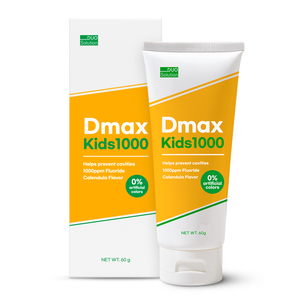 Pasta de dientes DUO Solution Dmax Kids 1000 Step, certificada orgánica, fórmula 10-Free, segura para tragar, para niños de 6 meses en adelante. - Product Image 5