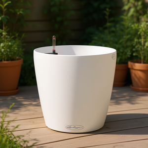 Maceta Lechuza Classico Color 28 Blanca 13190, Maceta para Exteriores Resistente a los Rayos UV para Jardinería - Product Image 3