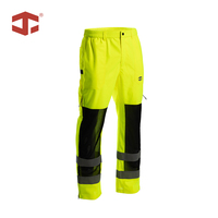 Pantalon de travail pour femmes JIADE, haute visibilité, réfléchissant, fluorescent, respirant, en polyester, grande taille, logo personnalisé
