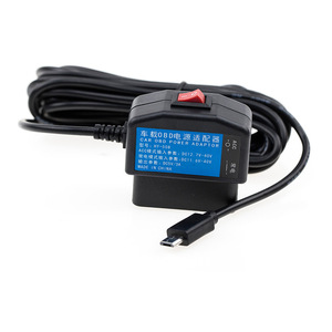 3.5 mètres Mini <span class=keywords><strong>Mico</strong></span> USB Ports 5V 3A câble de Charge de voiture OBD cordon filaire avec interrupteur pour Dash Cam caméscope véhicule DVR 24 heures - Product Image 4