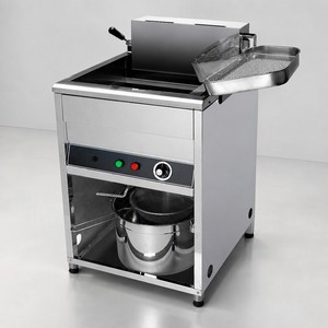 <span class=keywords><strong>Friteuse</strong></span> électrique commerciale 40L à cuve unique en acier inoxydable avec <span class=keywords><strong>double</strong></span> panier pour restaurant, restauration rapide et cuisine - Product Image 3