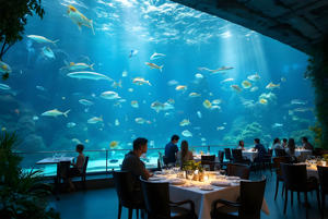 Super Transparant Milieuvriendelijk Plastic Aquaria Oceaanrestaurant Bouw Thema Aquarium Ontwerp - Product Image 4