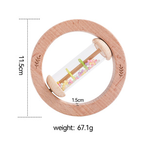 Vente en gros de jouets sonores éducatifs Montessori en bois de haute qualité pour le développement précoce des bébés, unisexe - Product Image 6