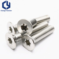 Vis mécaniques Torx à tête fraisée en acier inoxydable 304 316 personnalisées boulons Torx à tête plate #10-32 1/4 "5/16" 3/8 "1/2"
