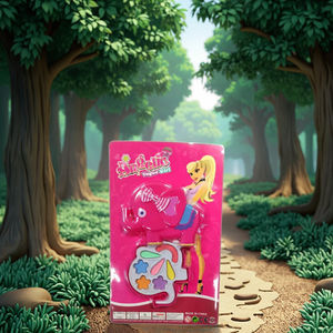 5-in-1 bambini giocano casa <span class=keywords><strong>trucco</strong></span> giocattolo <span class=keywords><strong>per</strong></span> ragazze lavabile sirena <span class=keywords><strong>unicorno</strong></span> delfino farfalla disegni elefante <span class=keywords><strong>per</strong></span> bambino En71 in scatola - Product Image 6