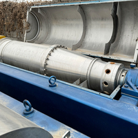 Grande centrifugeuse industrielle de décanteur d'extraction d'huile d'olive d'acier inoxydable de 3 phases pour la vente de polymère