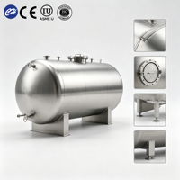 Réservoir de gaz de pétrole liquéfié en acier inoxydable de haute qualité 100m3 pour usine, certifié ASME CE pour usage industriel