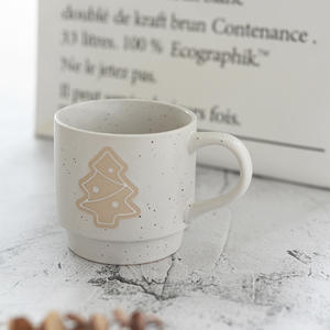Tasses à café en céramique avec poignée, prix abordable pour la maison, pour Noël - Product Image 2