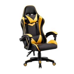 Compra de silla de juego Base de galvanoplastia Cuero Giratorio Respaldo alto y reposacabezas <span class=keywords><strong>Escritorio</strong></span> de computadora Sillas de jugador baratas - Product Image 2