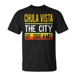 Chula Vista, la ville des rêves, T-shirt souvenir de Californie - Product Image 1