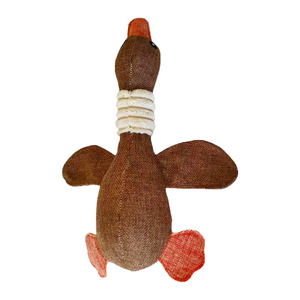 Duck Dog Toy Bulk Puppy Toy Chew Squeaky Plush Pet Dog Blue Duck Shaped Toy - Product Image 3