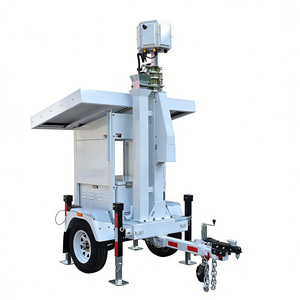UNIV USA Market Diseño Sencillo UST-600S Remolque Solar Móvil para Instalación de Cámaras CCTV UST600S Torre Solar Móvil para CCTV para Parques - Product Image 1