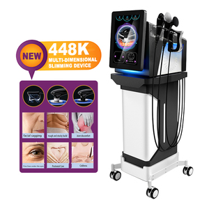 เครื่องกระชับสัดส่วนหลายมิติ เครื่องกายภาพบำบัด บรรเทาอาการปวด 448k อุปกรณ์ดูแลล้ำลึก สำหรับร้านเสริมสวยและใช้ในบ้าน - Product Image 1