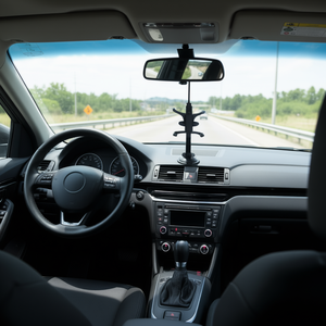 Support de fixation pour voiture, tablette de 7 à 10 pouces, rotation à 360 degrés, pour pare-brise et tableau de bord, modèle D0100HP91HW - Product Image 2