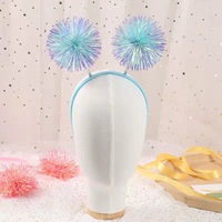 Bandeaux de fête de Noël mignons professionnels fournitures de vacances pour enfants avec ouverture lumineuse pour les filles en gros