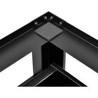 Meuble de rangement multifonctionnel noir de style européen avec tiroir coulissant en acier, revêtement poudré, pour machine à laver - Vente en gros