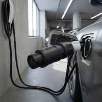 Adaptor Pengisian Daya Tesla T1 Tesla Mode 2 Wallbox Konektor EV Fase Tunggal
