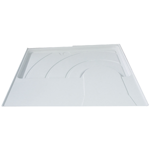 Plato de Ducha Acrílico Ligero para Autocaravana, Color Blanco, Antideslizante, para Baño de Caravana, Piso de Baño para Autocaravana - Product Image 4